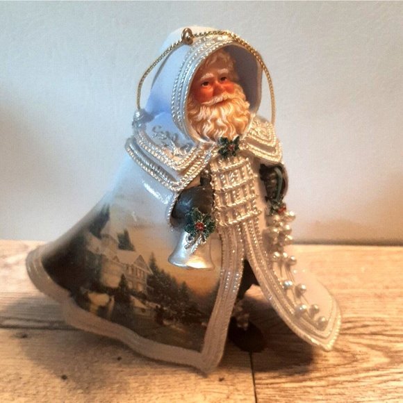 Family Holiday Gathering Old World Santa Christmas Ornament Thomas Kinkade  2003 - Picture 1 of 11